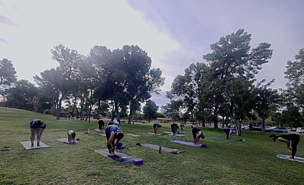 Reid Park yoga